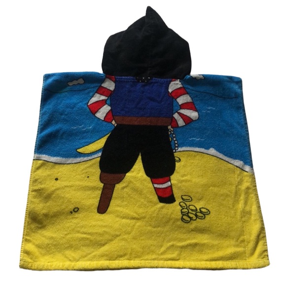 Toddler Pirate Hooded Summer Beach Towel - Picture 2 of 11